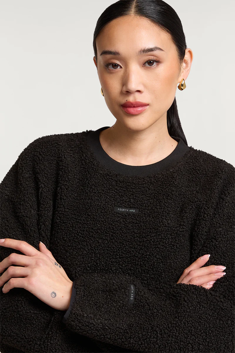 ALBA Crew Fleece Black - Image 3