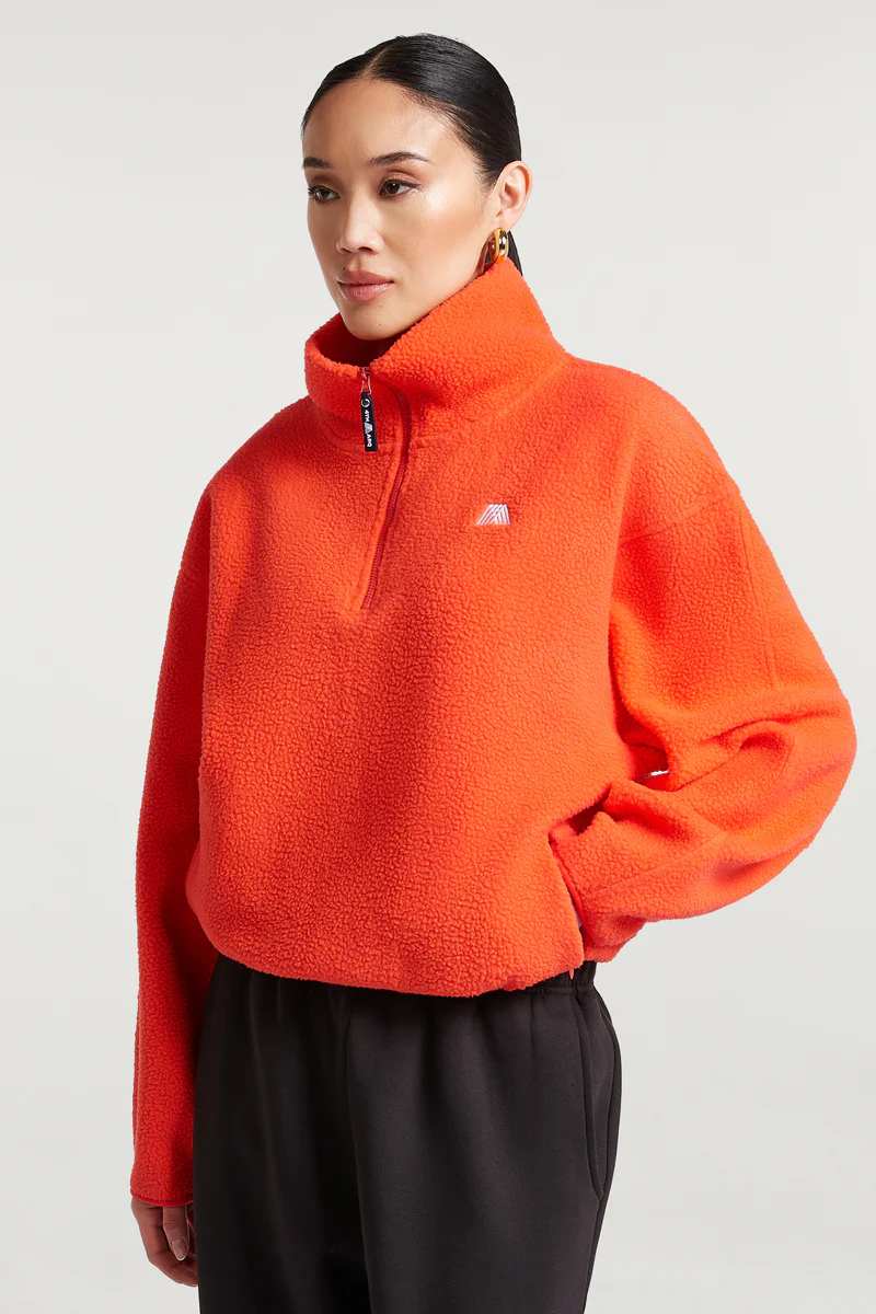 ALIX Half-Zip Mandarin - Image 3