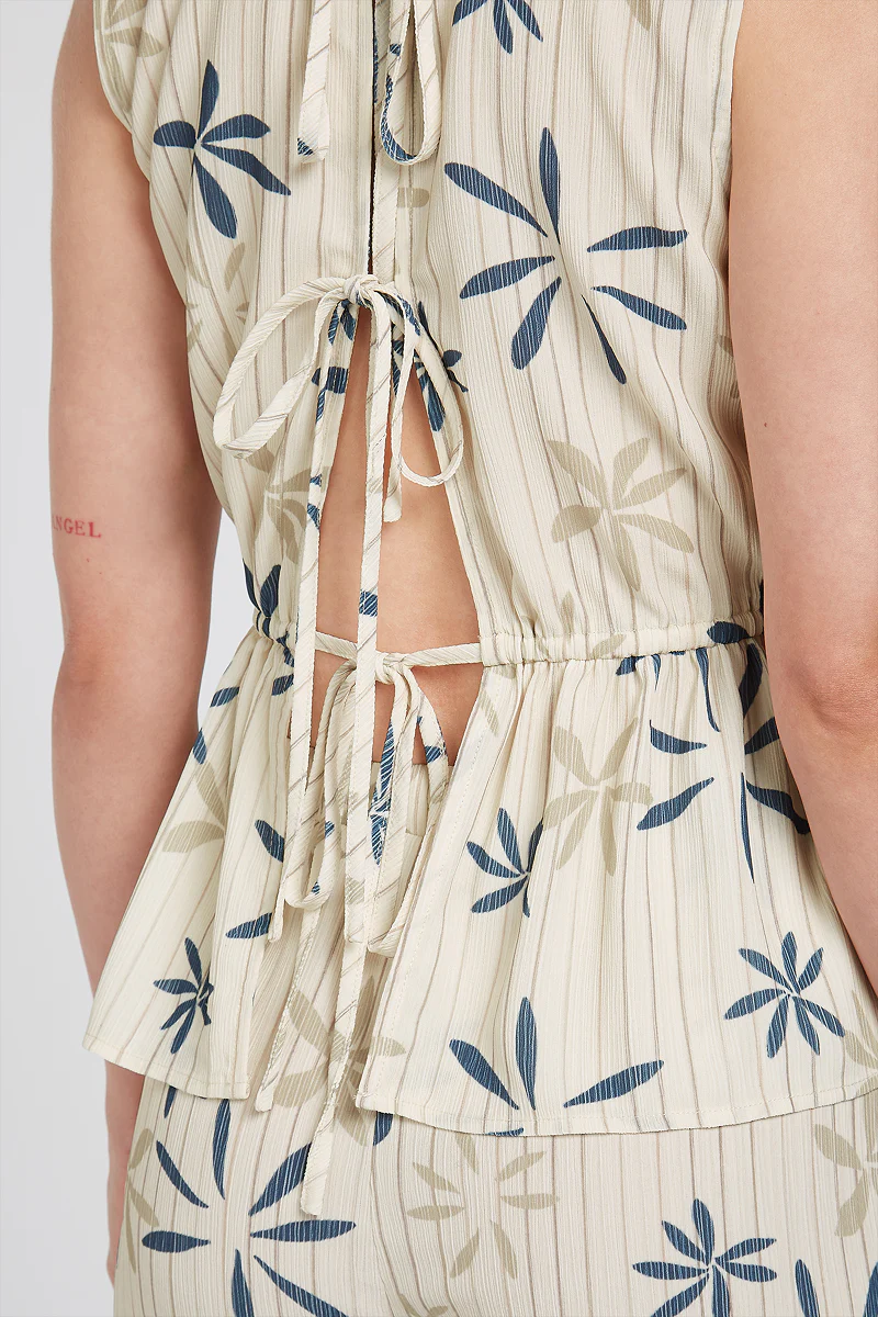 ARIA Co-ord Top Tropical Print - Image 4