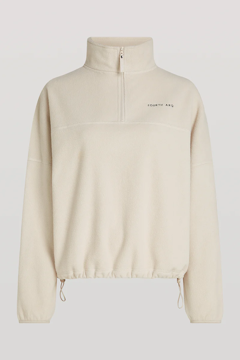 DEVAN 'Cloud' Half-Zip Pebble - Image 5