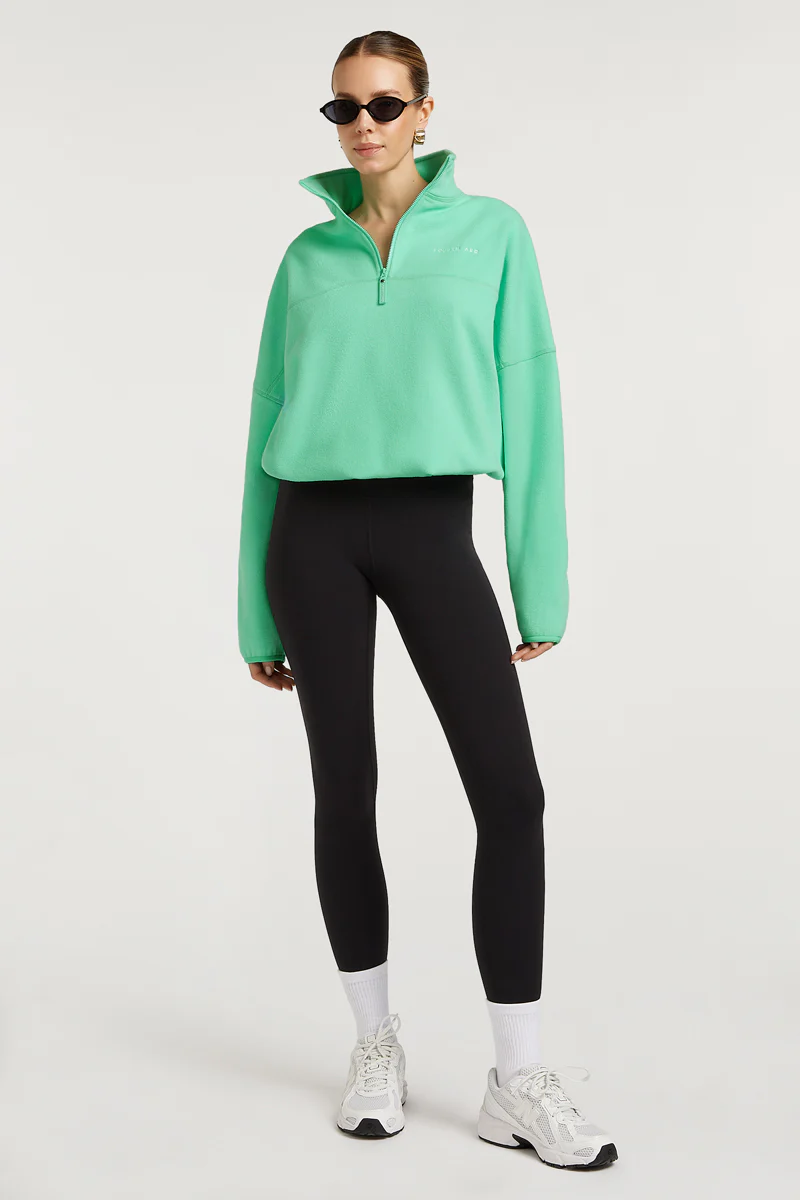 DEVAN 'Cloud' Half-Zip Sourpop Green - Image 3