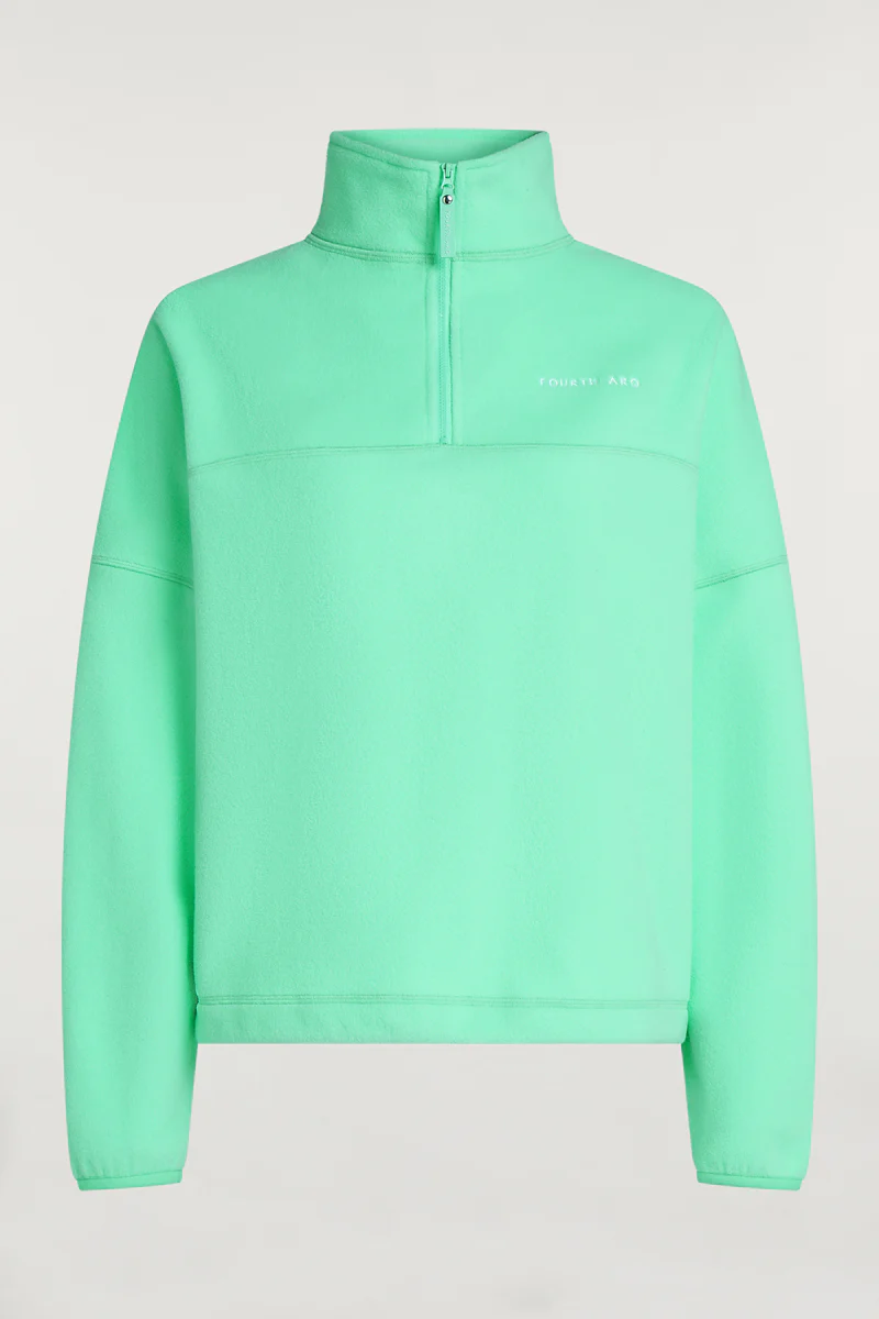 DEVAN 'Cloud' Half-Zip Sourpop Green - Image 5