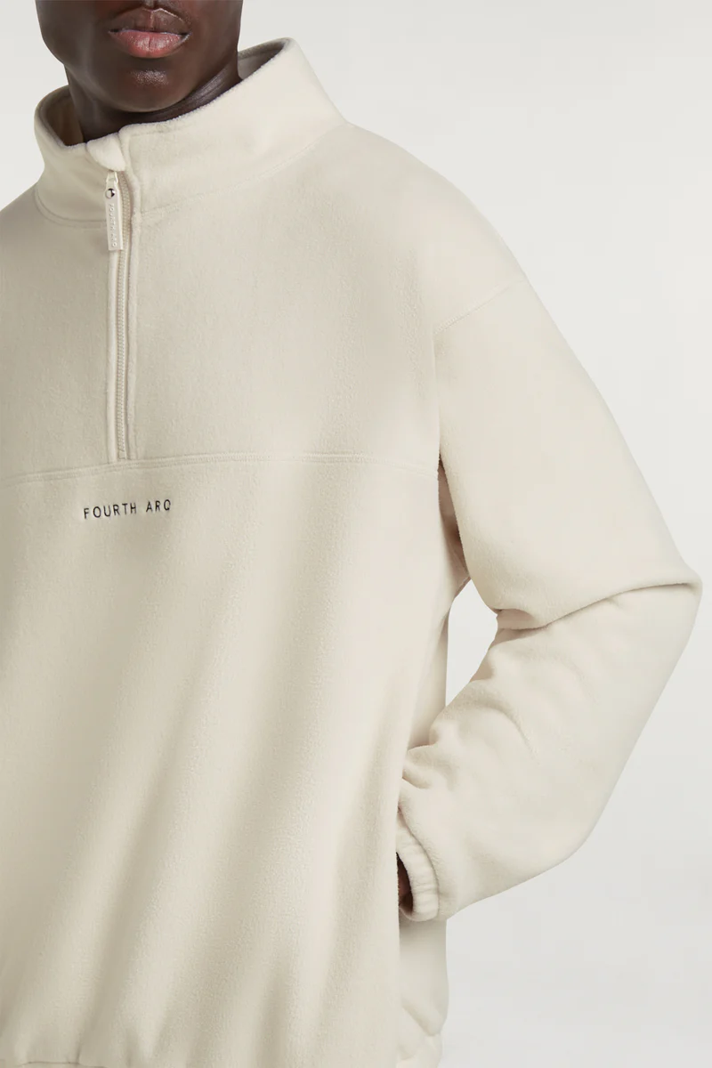 DEVAN Men's 'Cloud' Half-Zip Pebble - Image 5