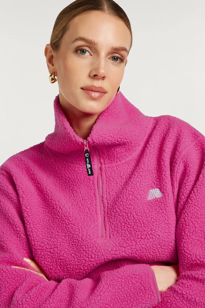 LENNOX Half-Zip Hotshot Pink - Image 3