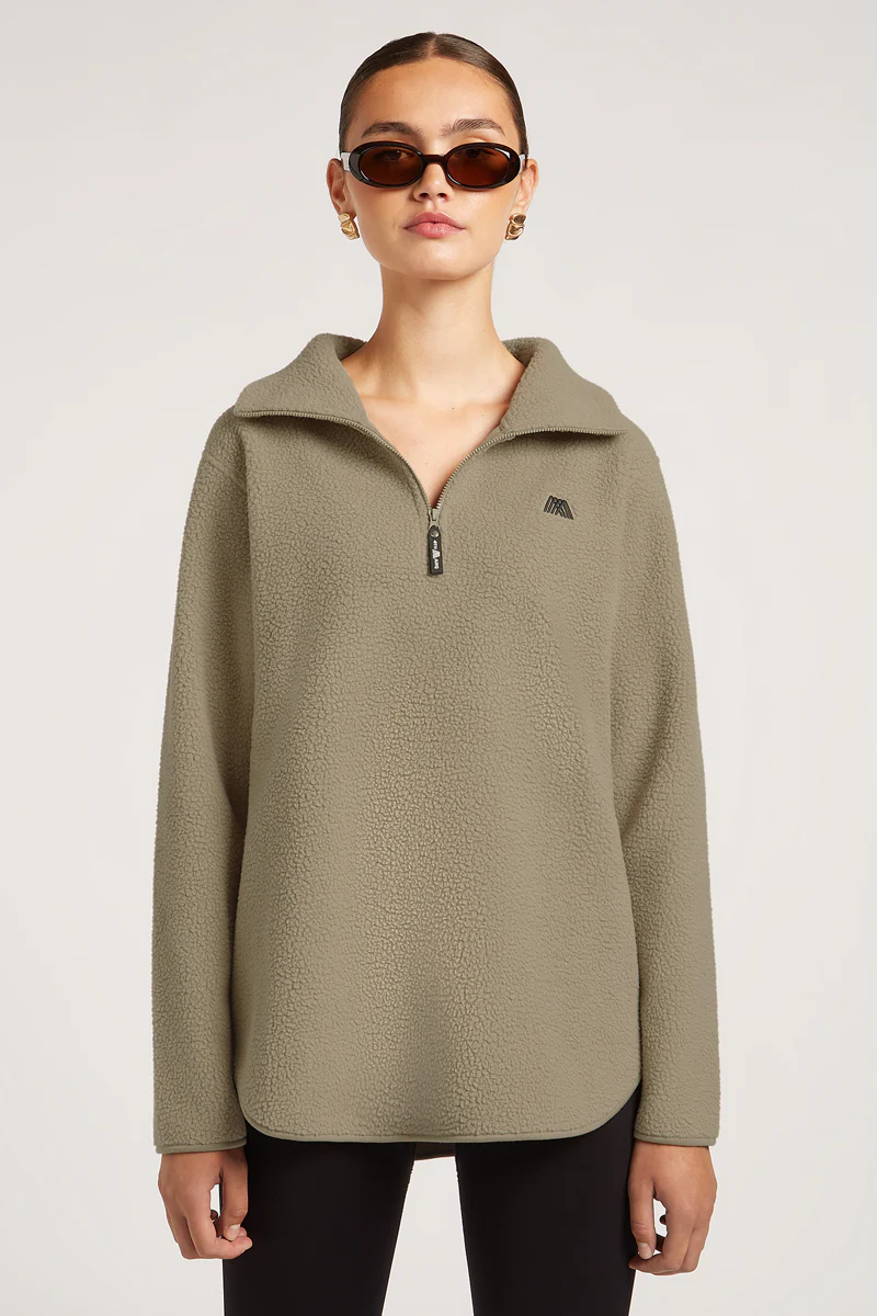 LENNOX Half-Zip Soft Sage - Image 3