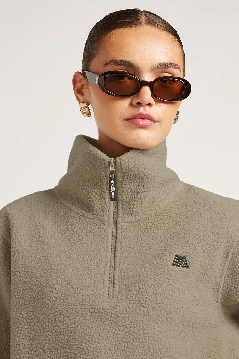 LENNOX Half-Zip Soft Sage - Image 4