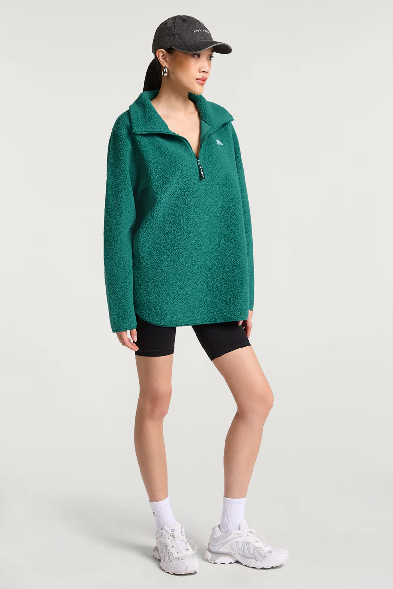 LENNOX Half-Zip Teal Tide - Image 4