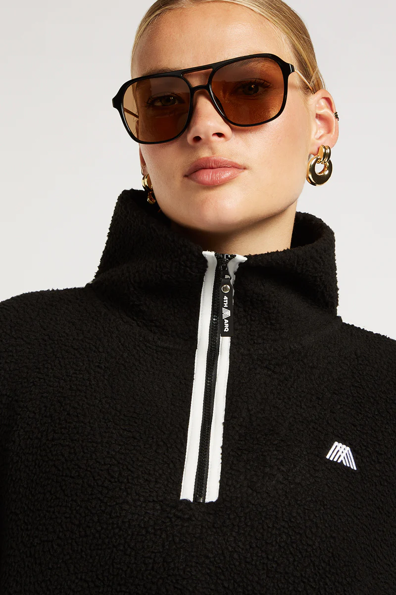 MADDOX Fleece Half-Zip Black - Image 5