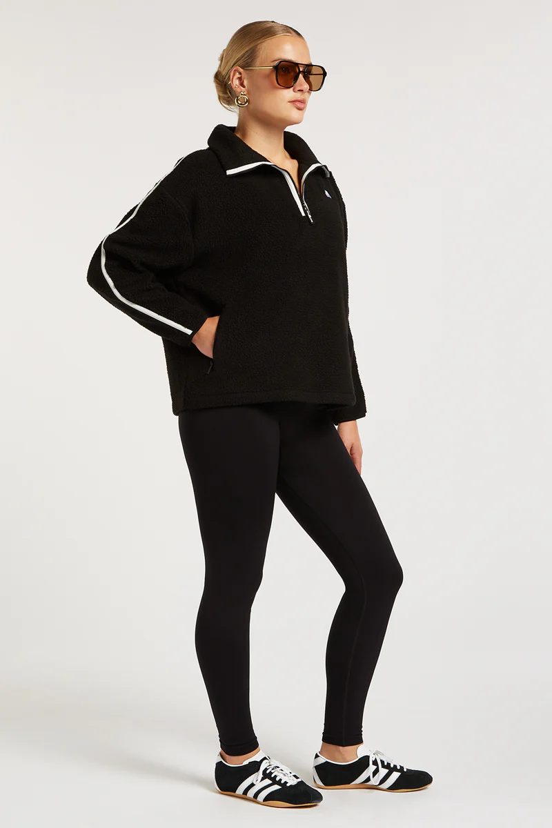 MADDOX Fleece Half-Zip Black - Image 6