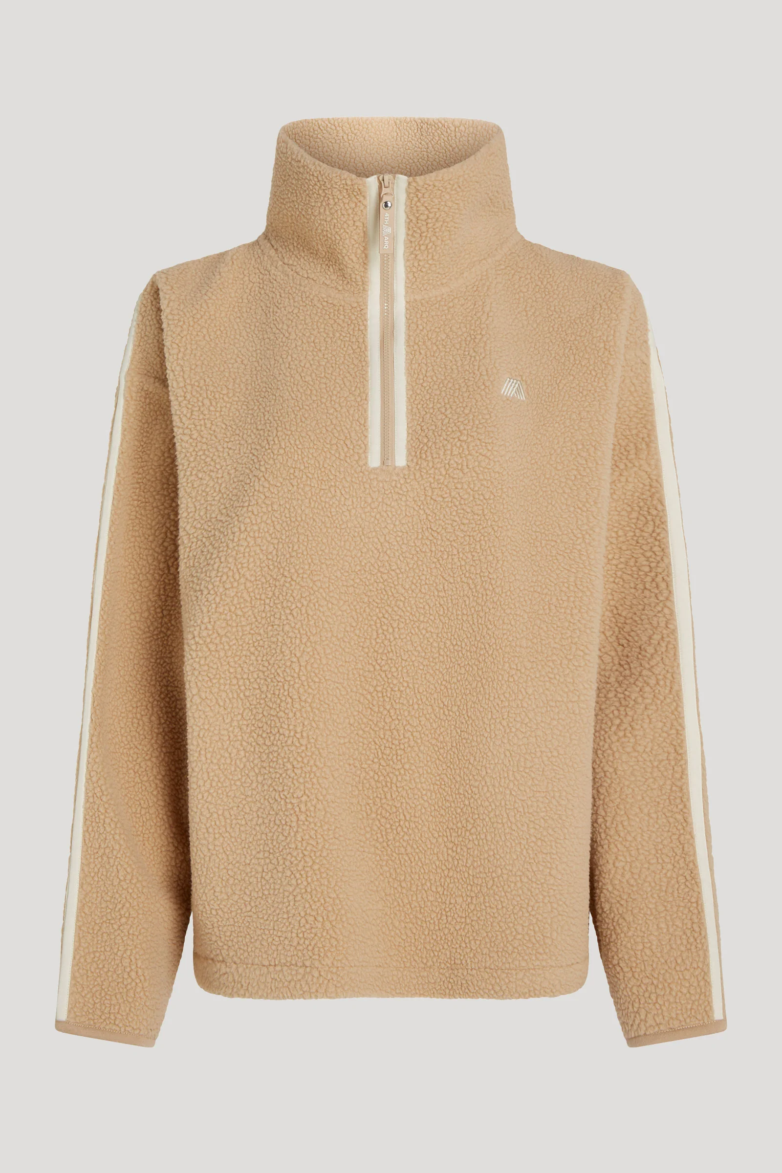 MADDOX Fleece Half-Zip Camel - Image 4
