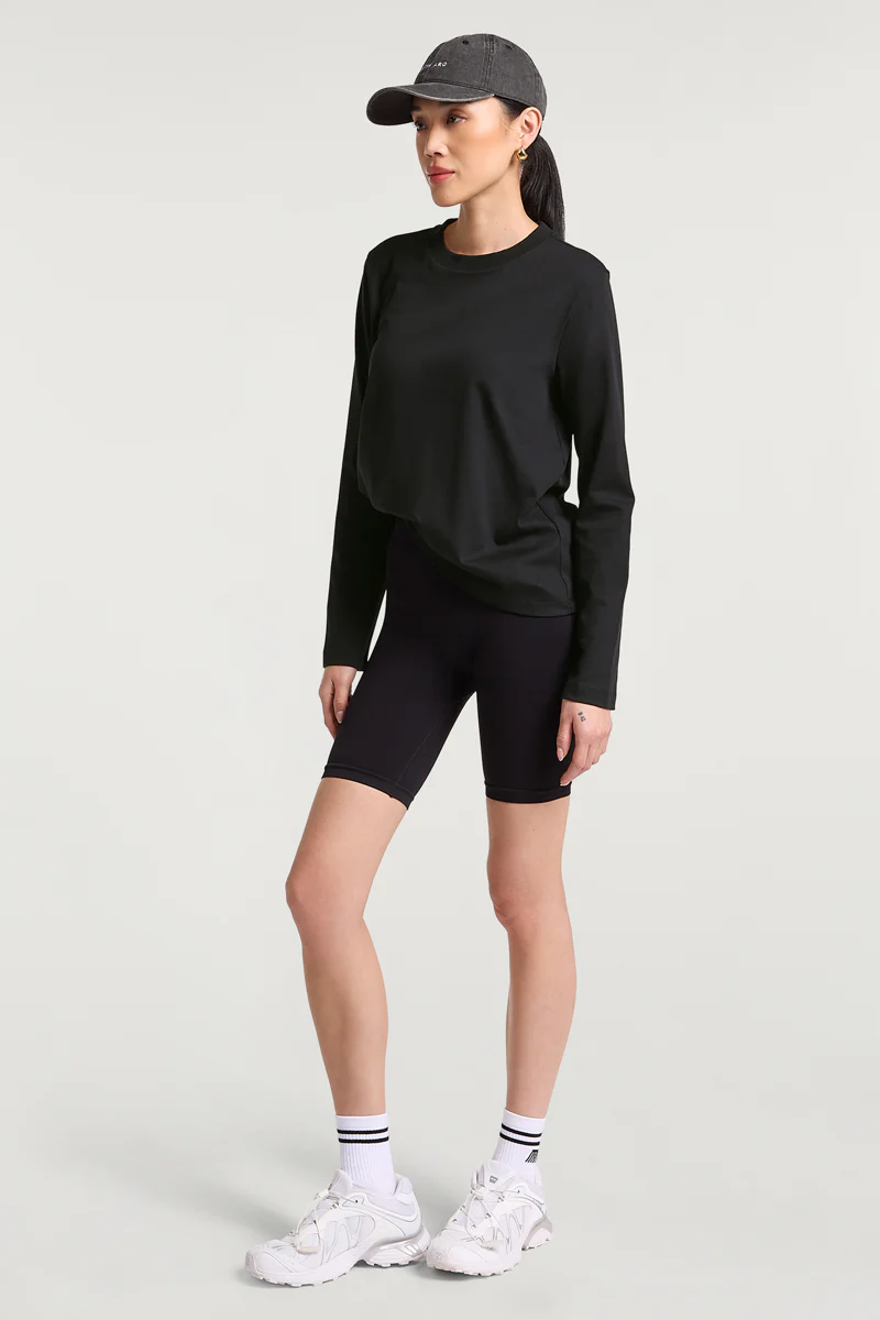 PARKER Long Sleeve Top Black - Image 4