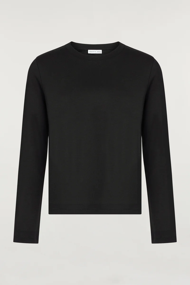 PARKER Long Sleeve Top Black - Image 5
