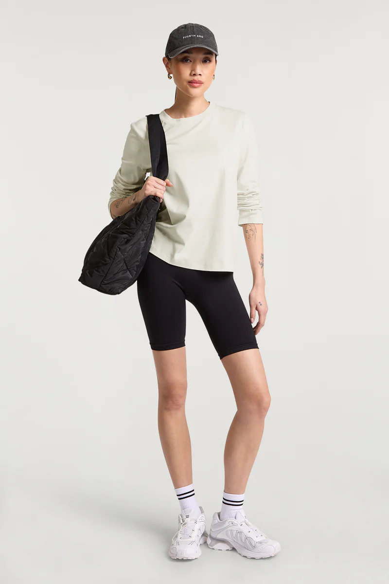 PARKER Long Sleeve Top Cream - Image 4