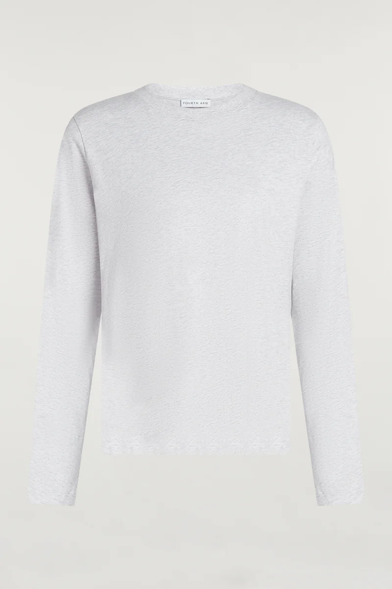 PARKER Long Sleeve Top Grey - Image 4