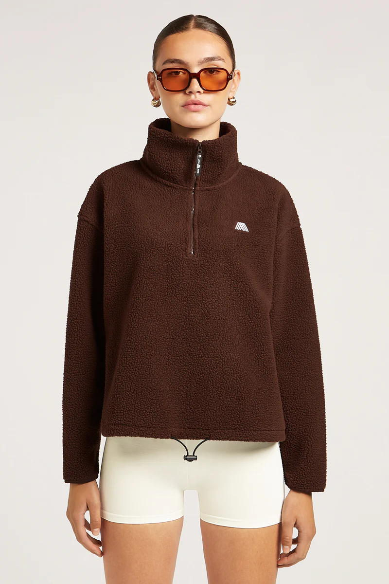 PHOENIX Half-Zip Brown - Image 4