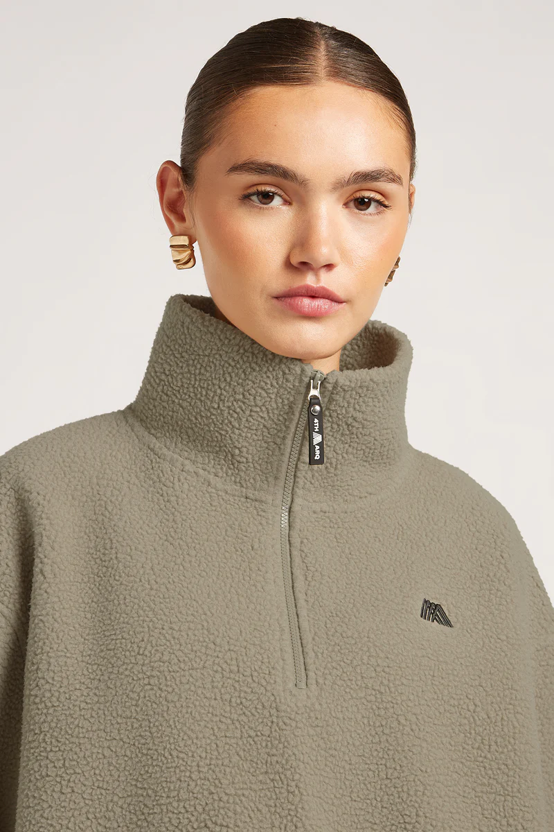 PHOENIX Half-Zip Soft Sage - Image 3