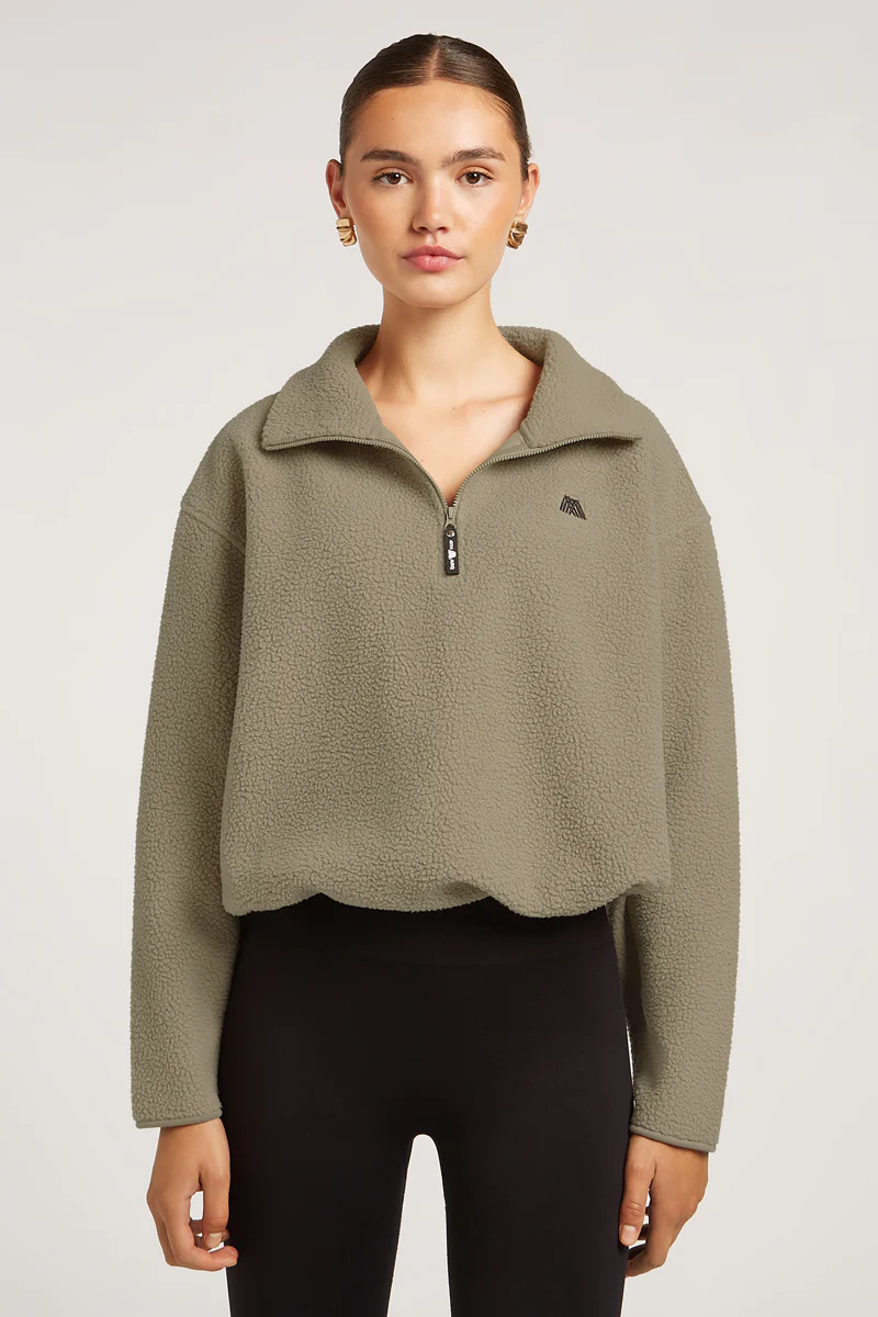 PHOENIX Half-Zip Soft Sage - Image 4