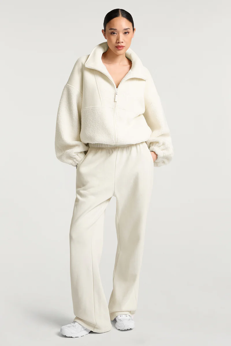 REED Fleece Full-Zip Cream - Image 3