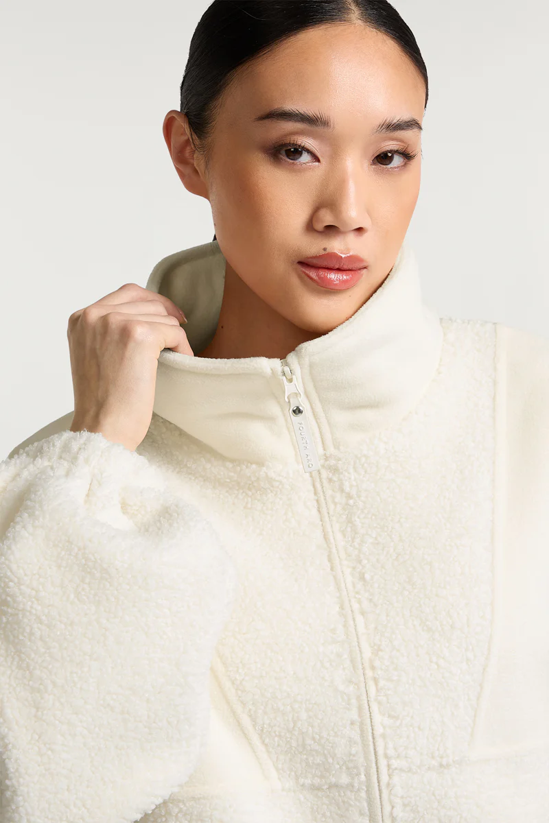 REED Fleece Full-Zip Cream - Image 4