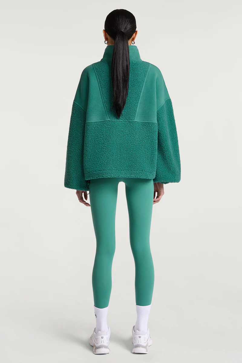 REED Fleece Full-Zip Teal Tide - Image 3