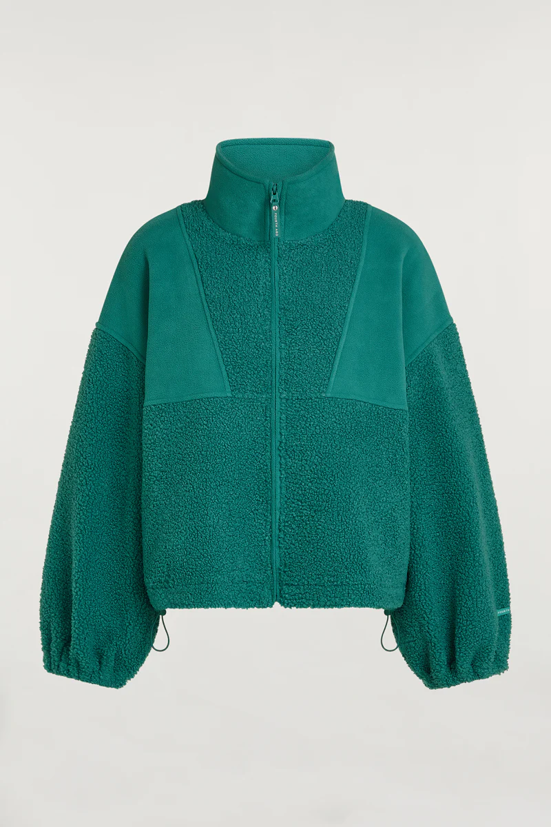 REED Fleece Full-Zip Teal Tide - Image 5